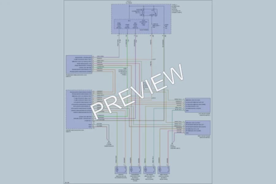 2009 Dodge Nitro Power Windows wiring diagram preview