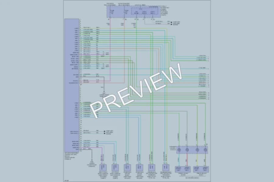 2009 Dodge Nitro Supplemental Restraints wiring diagram preview