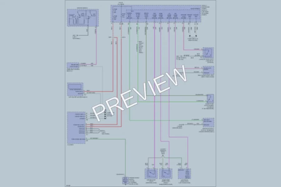 2009 Dodge Nitro Warning Systems wiring diagram preview