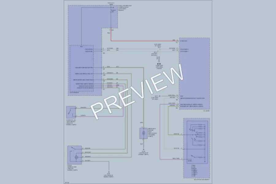 2009 Dodge R3500 Hd Wiper Washer wiring diagram preview with protected circuit layout
