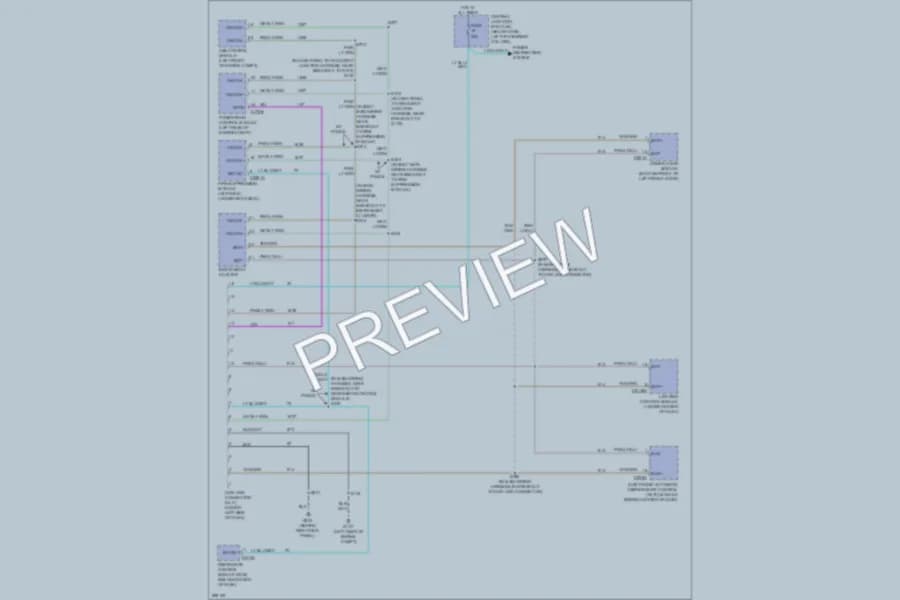 2009 Ford CrownVictoria Computer Data Lines wiring diagram preview
