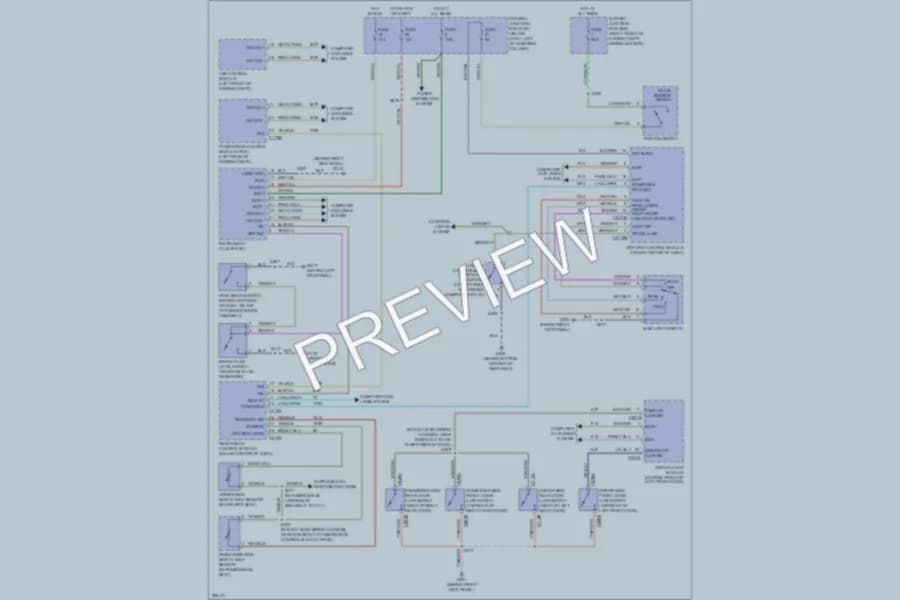 2009 Ford CrownVictoria Warning Systems wiring diagram preview