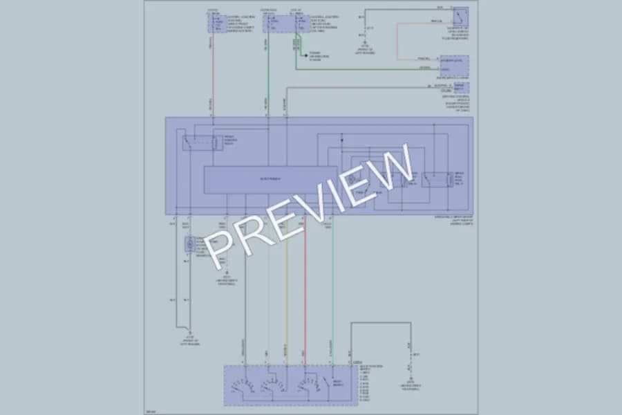 2009 Ford CrownVictoria Wiper Washer wiring diagram preview