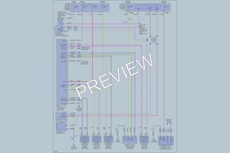2009 Ford Edge Anti Lock Brakes wiring diagram preview
