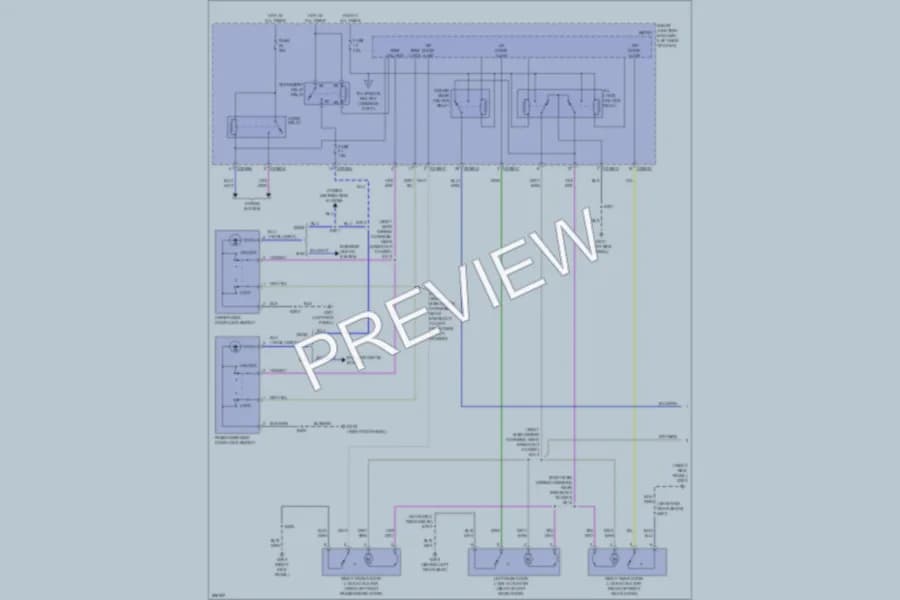 2009 Ford Edge Anti Theft wiring diagram preview