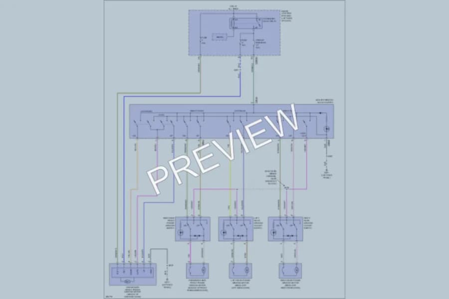 2009 Ford Edge Power Windows wiring diagram preview
