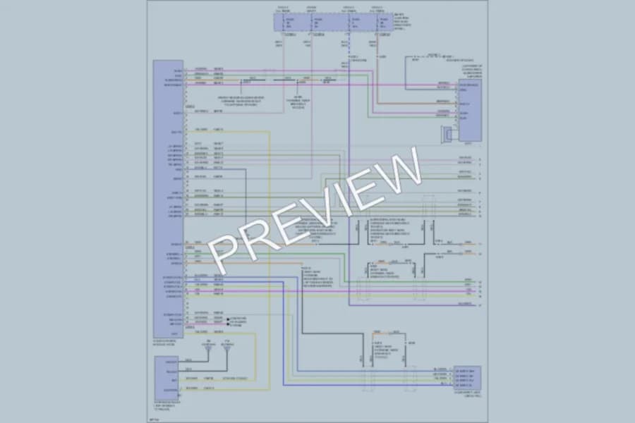 2009 Ford Expedition Radio wiring diagram preview