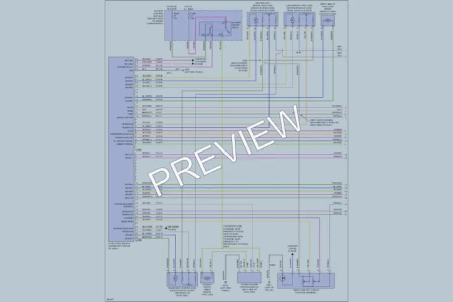 2009 Ford ExpeditionEL Air Conditioning wiring diagram preview