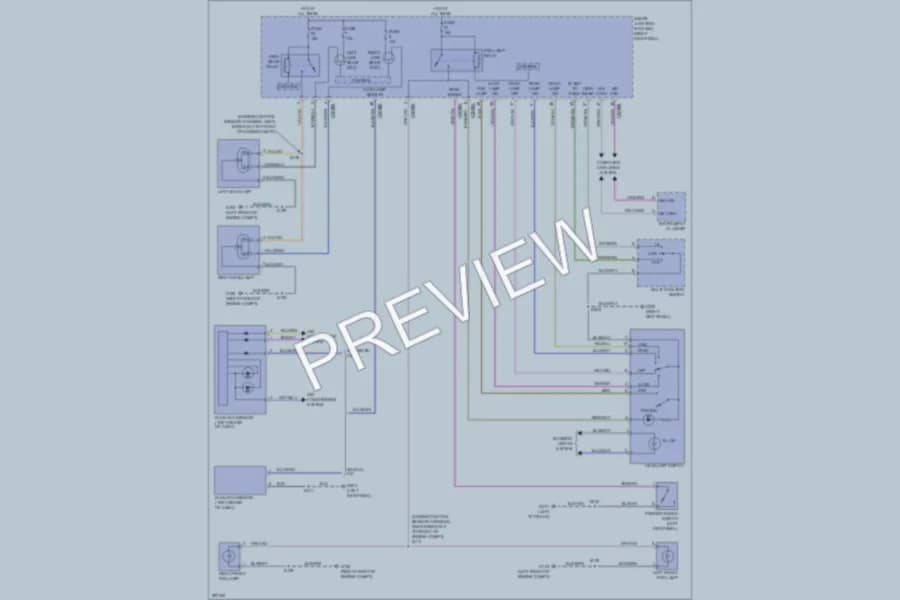 2009 Ford ExpeditionEL Headlights wiring diagram preview