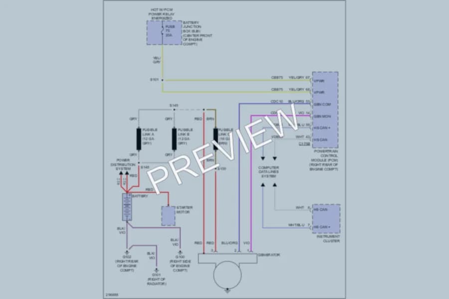 2009 Ford ExpeditionEL Starting Charging wiring diagram preview