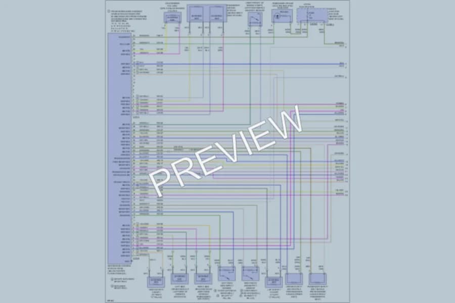 2009 Ford Explorer Supplemental Restraints wiring diagram preview