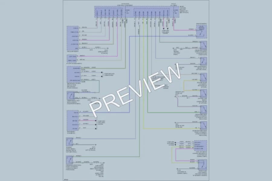 2009 Ford Explorer Warning Systems wiring diagram preview
