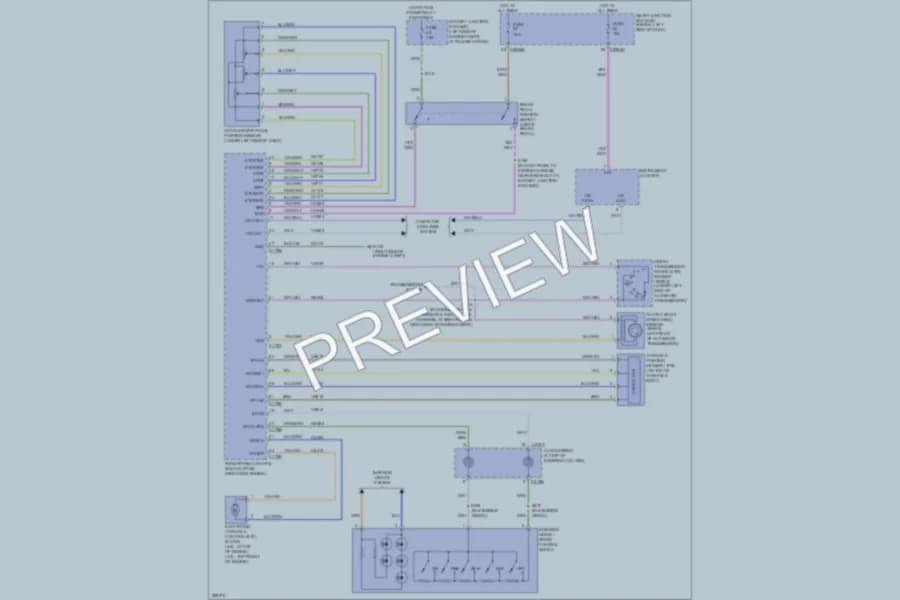 2009 Ford ExplorerSportTrac Cruise Control wiring diagram preview