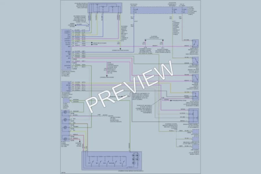 2009 Ford F550ChsCab Cruise Control wiring diagram preview