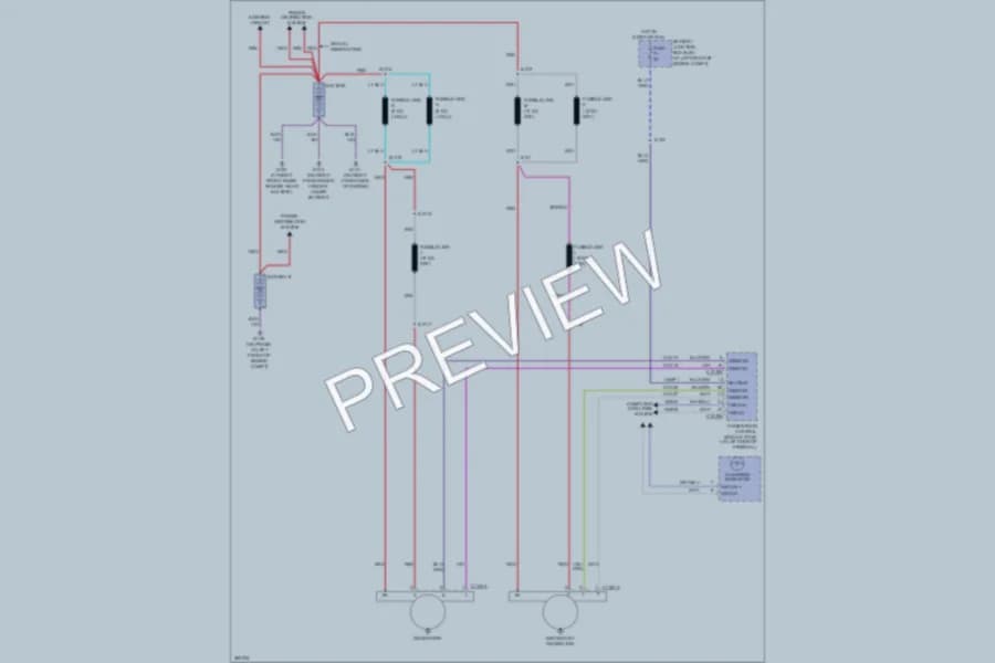 2009 Ford F550ChsCab Starting Charging wiring diagram preview