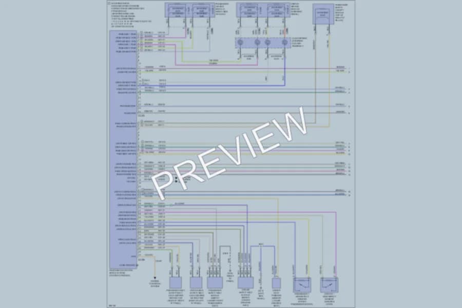 2009 Ford Flex Supplemental Restraints wiring diagram preview