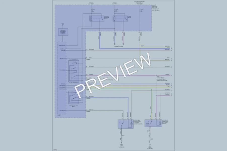 2009 Ford Focus Anti Theft wiring diagram preview