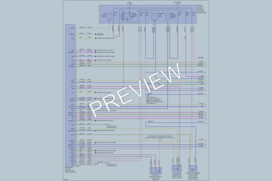 2009 Ford Focus Engine Performance wiring diagram preview