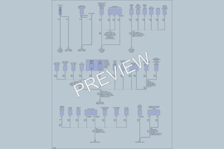 2009 Ford Focus Ground Distribution wiring diagram preview