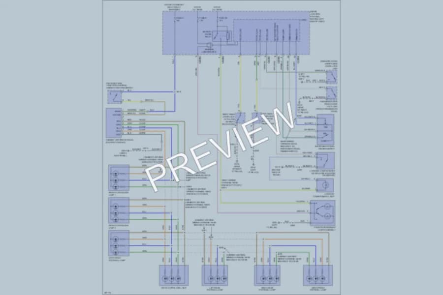 2009 Ford Focus Interior Lights wiring diagram preview
