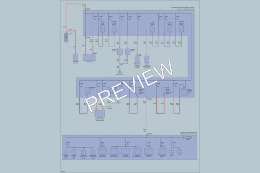 2009 Ford Focus Power Distribution wiring diagram preview