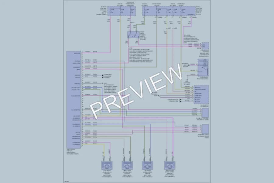2009 Ford Fusion Anti Lock Brakes wiring diagram preview