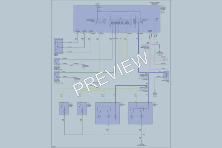 2009 Ford Fusion Interior Lights wiring diagram preview