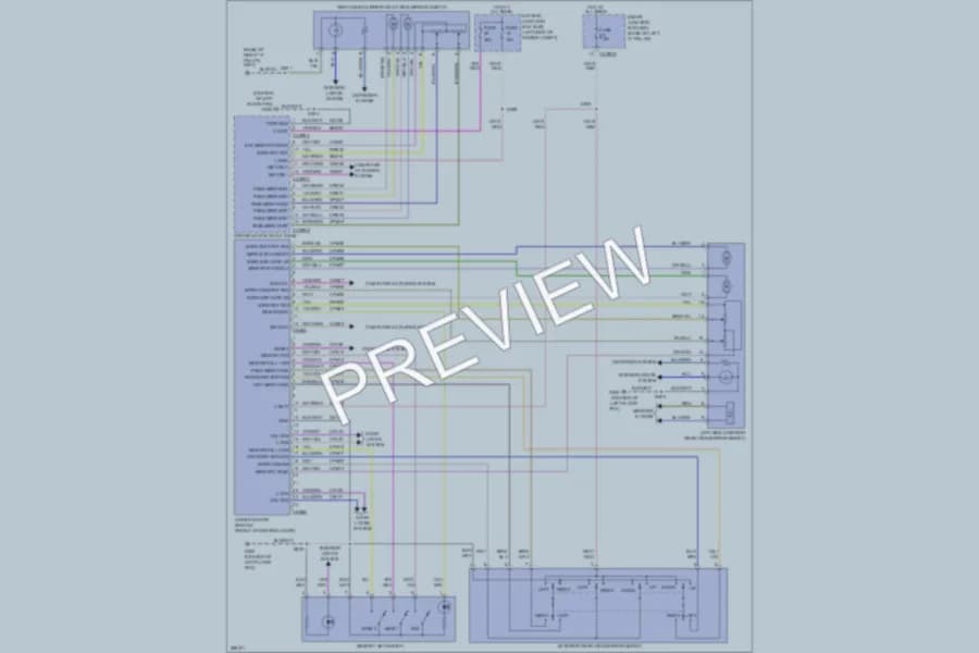 2009 Ford Fusion Memory Systems wiring diagram preview