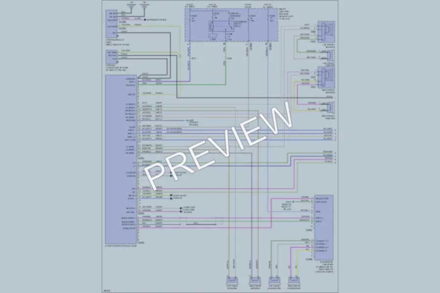 2009 Ford Fusion Radio wiring diagram preview