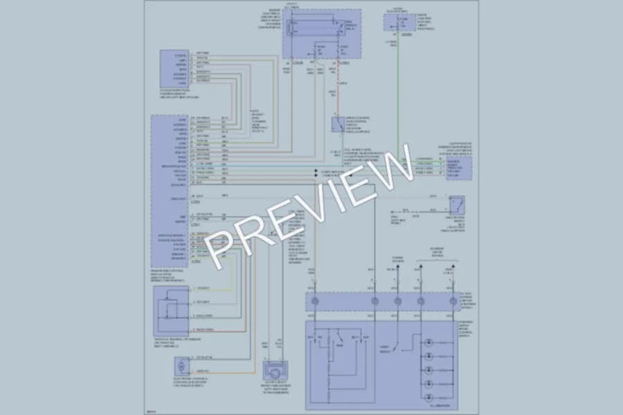 2009 Ford Mustang Cruise Control wiring diagram preview
