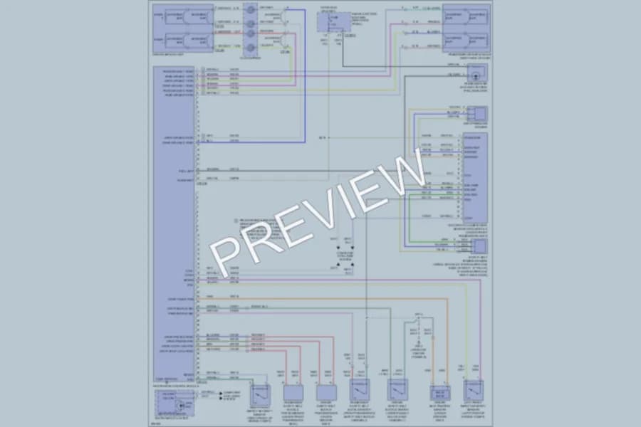 2009 Ford Ranger Supplemental Restraints wiring diagram preview