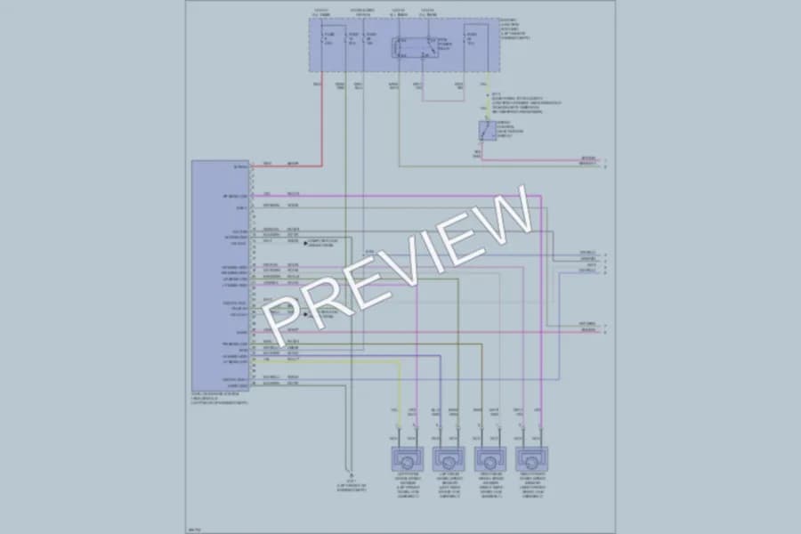 2009 Ford Taurus Anti Lock Brakes wiring diagram preview