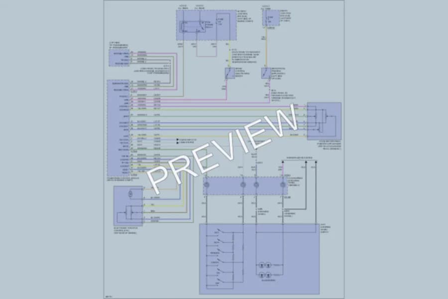 2009 Ford TaurusX Cruise Control wiring diagram preview