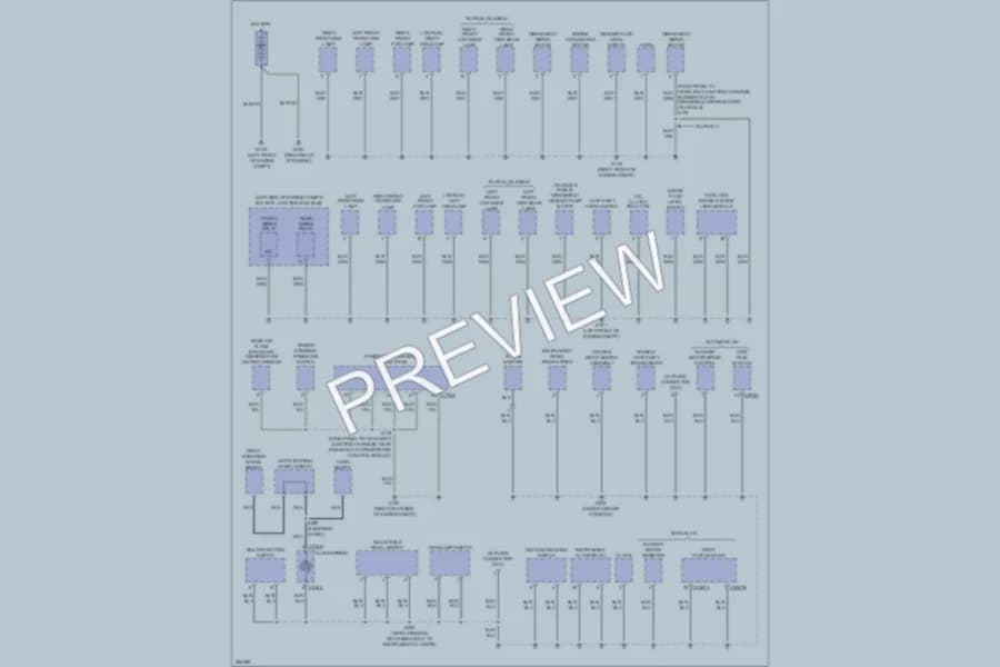 2009 Ford TaurusX Ground Distribution wiring diagram preview