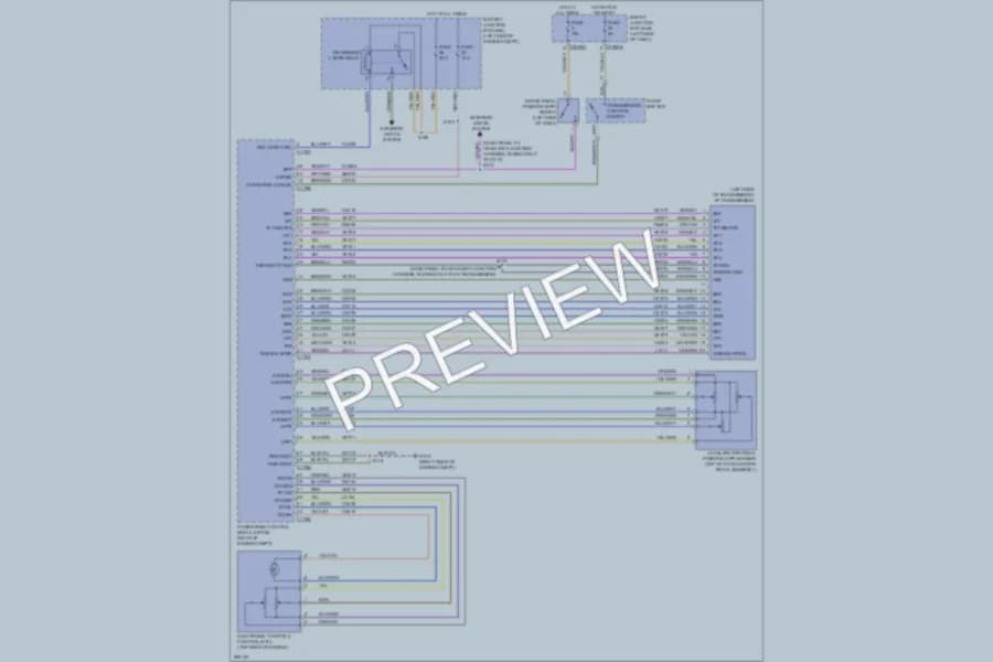 2009 Ford TaurusX Transmission wiring diagram preview