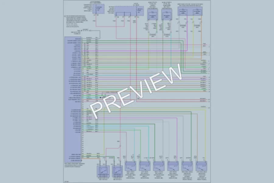 2009 GMC Acadia Supplemental Restraints wiring diagram preview