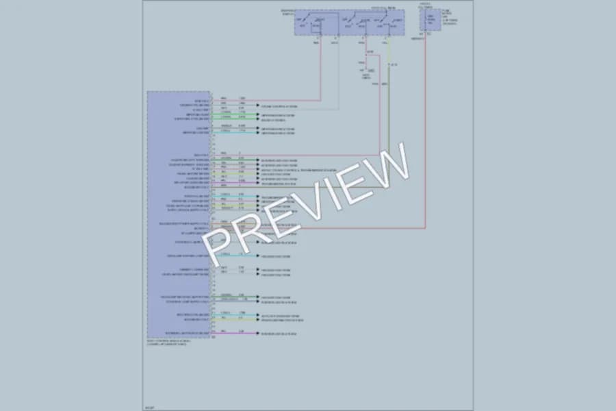 2009 GMC 1500 Body Control Modules wiring diagram preview with protected circuit layout
