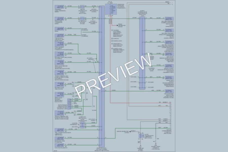 2009 GMC 1500 Computer Data Lines wiring diagram preview with protected circuit layout
