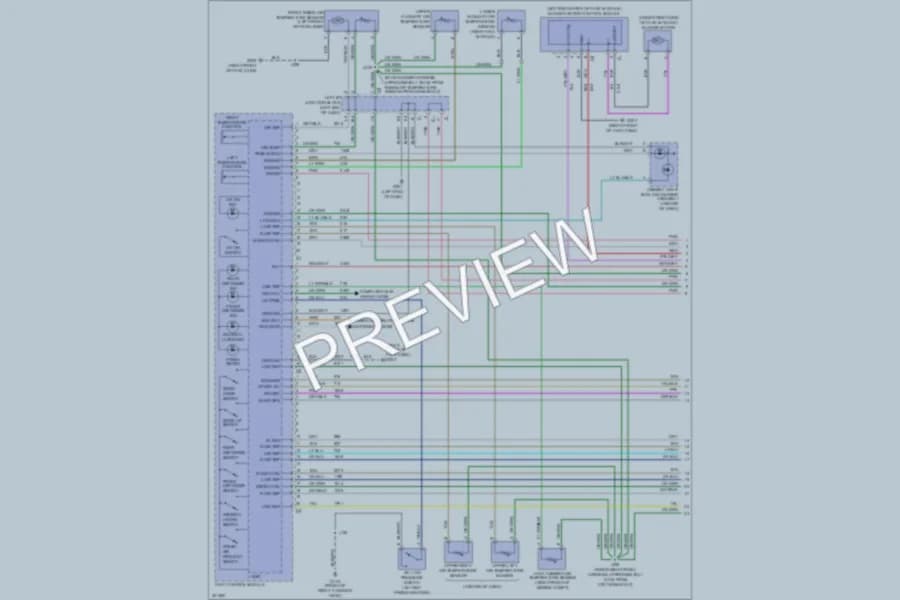 2009 GMC C1500YukonXL Air Conditioning wiring diagram preview