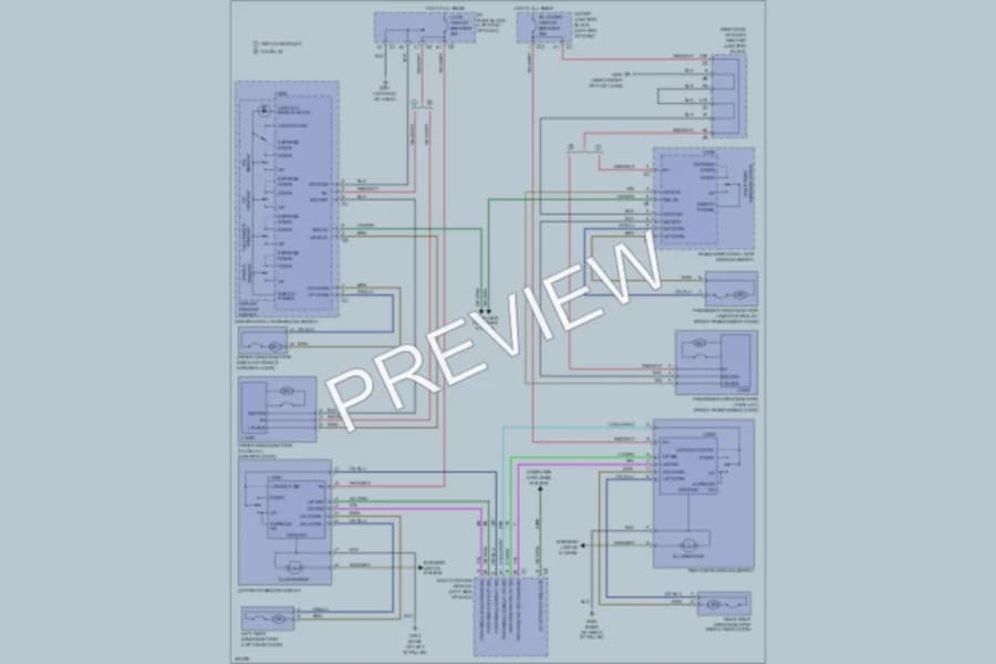 2009 GMC C2500YukonXL Power Windows wiring diagram preview