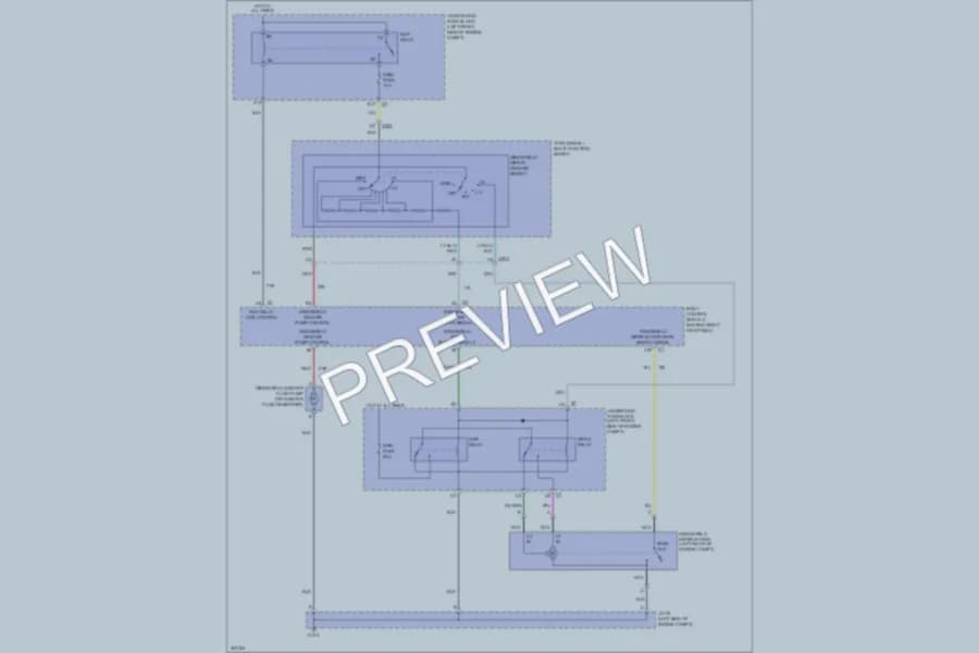 2009 GMC Canyon Wiper Washer wiring diagram preview