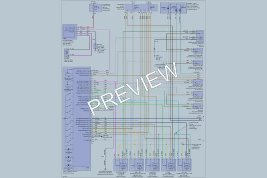 2009 GMC Envoy Air Conditioning wiring diagram preview