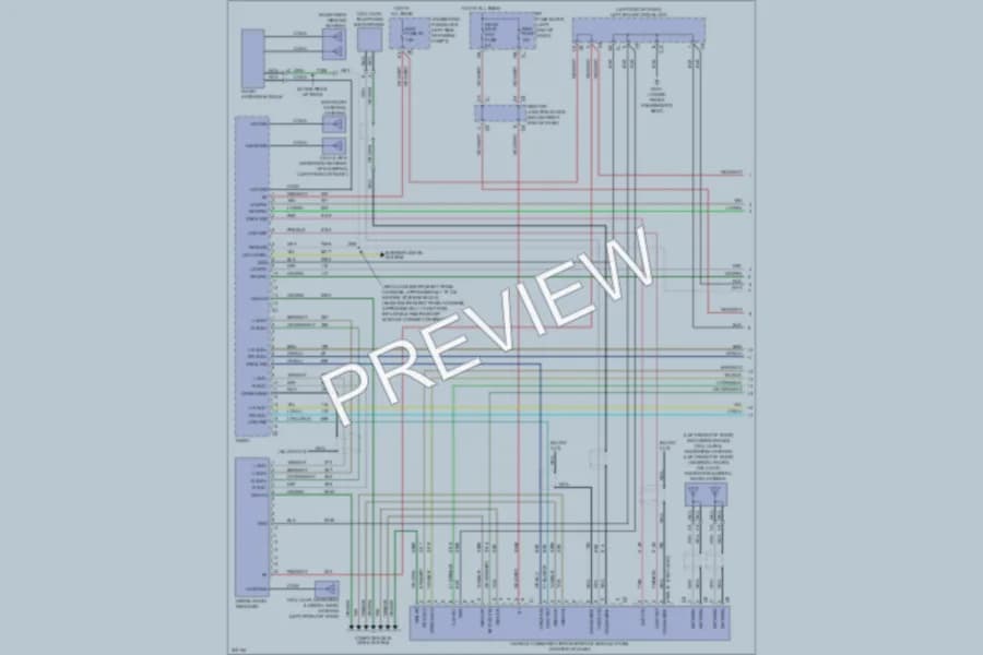 2009 GMC Yukon Navigation wiring diagram preview