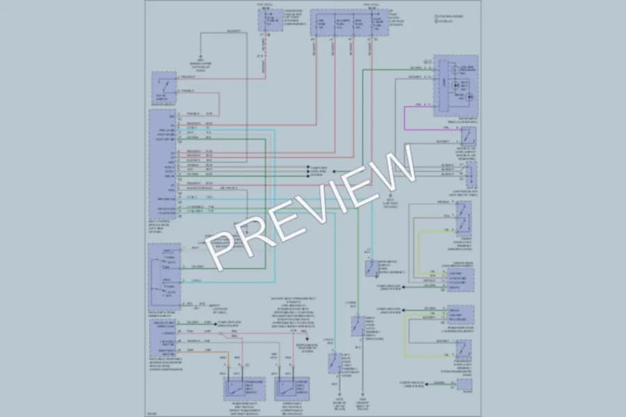 2009 GMC Yukon Warning Systems wiring diagram preview