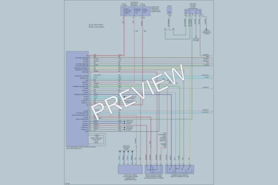 2009 GMC YukonDenali Anti Lock Brakes wiring diagram preview