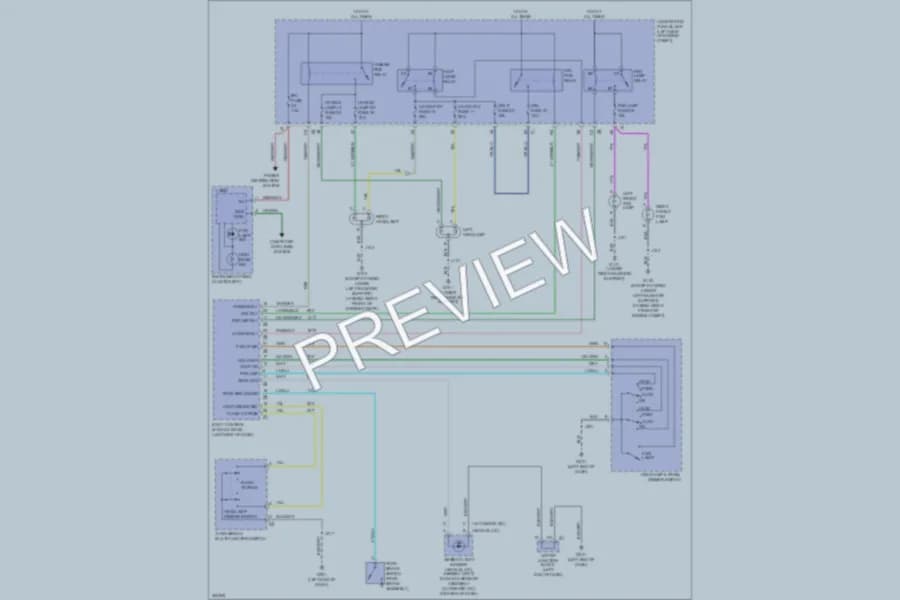 2009 GMC YukonDenali Headlights wiring diagram preview
