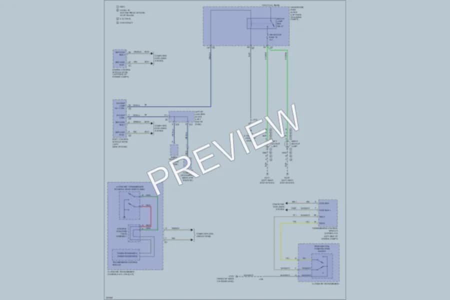 2009 GMC YukonXLDenali Exterior Lights wiring diagram preview