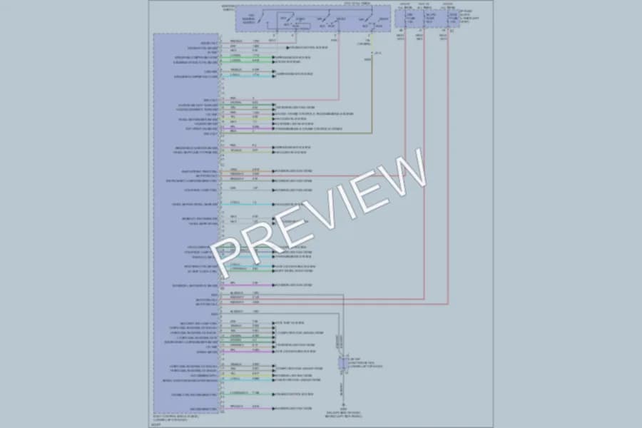 2009 HUMMER H2SUT Body Control Modules wiring diagram preview