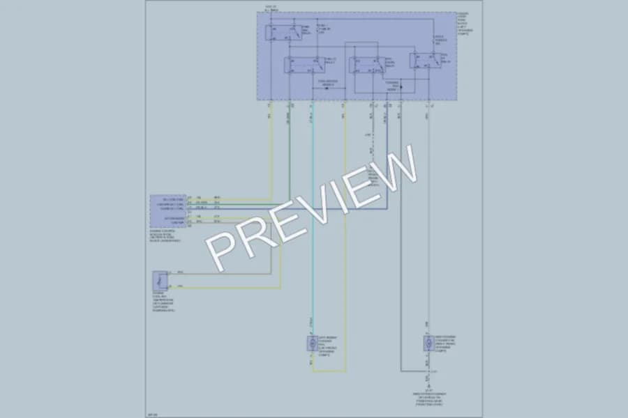 2009 HUMMER H2SUT Cooling Fan wiring diagram preview