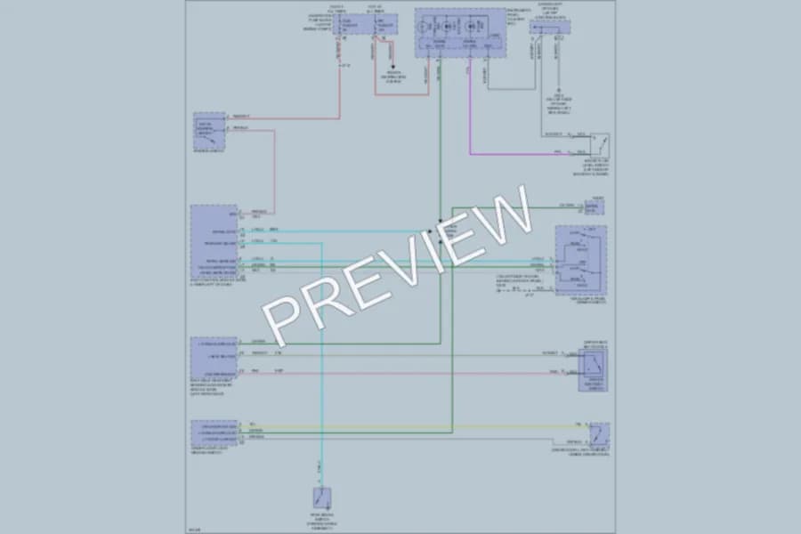 2009 HUMMER H2SUV Warning Systems wiring diagram preview
